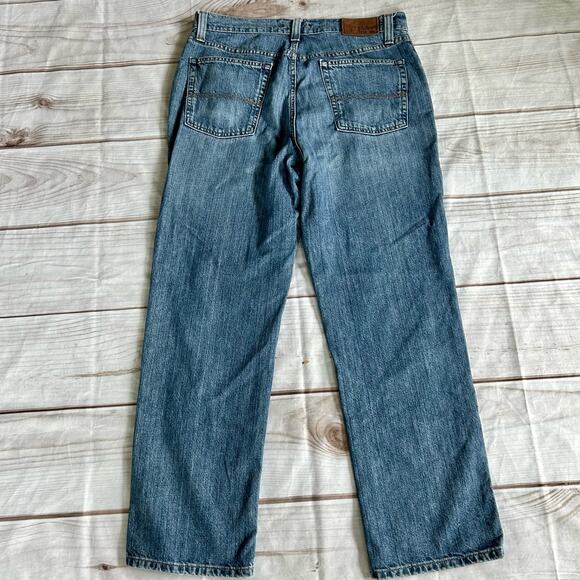 L.L. Bean Stright leg Classic fit denim blue jeans short size 33 x 29 - Picture 2 of 9
